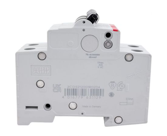 Автоматический выключатель ABB 2-полюсной sh202 c 20 2CDS212001R0204 – изображение 2