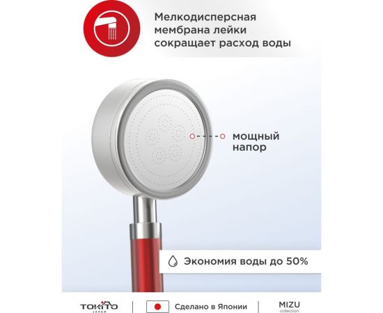 Лейка для душа TOKITO энергия + бодрость TOK-MIZU-1015 – изображение 7