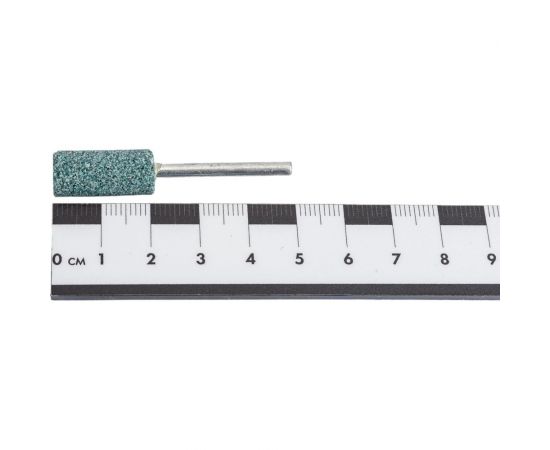 Головка абразивная с хвостовиком AW(ГЦ) 10x20x3 мм, 63C, F60(25Н), O(СТ1) CNIC 50592 – изображение 2