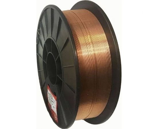 Проволока сварочная омеднённая JQ.MG50-6/ER70S-6 0.8 мм, 5 кг GOLDEN BRIDGE 133 – изображение 3