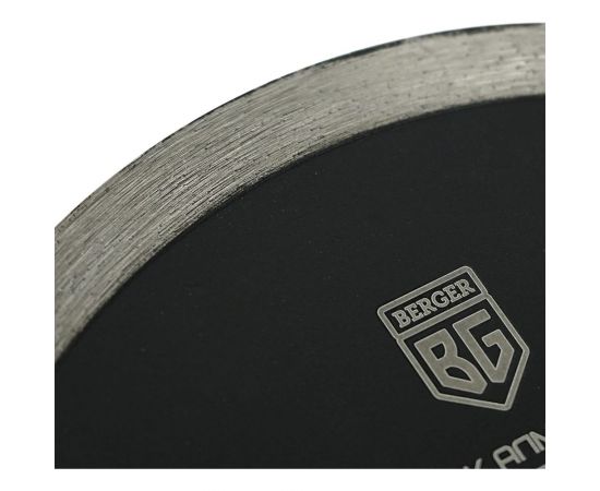 Диск алмазный отрезной по керамике несегментный 250x1.8x25.4 мм, адаптер 22.23 мм Berger BG BG1611 – изображение 2