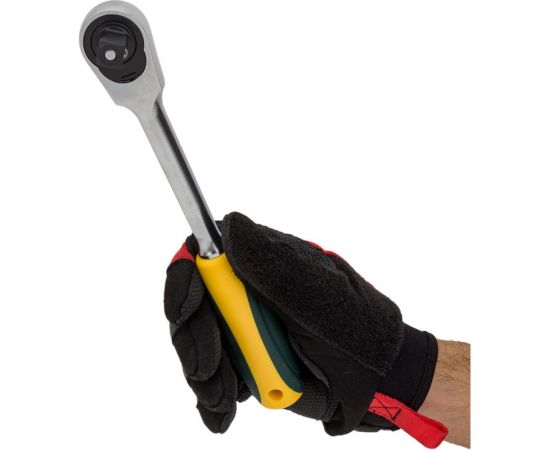 Трещотка для торцовых головок Kraftool PRO, Сr-V сталь, 60 зубцов, 1/2"" 27794-1/2_z02 – изображение 2