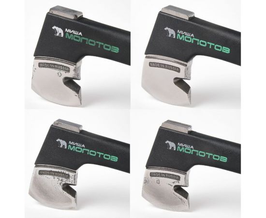 Универсальный топор со следами ковки и закалки Миша Молотов М80030К – изображение 9