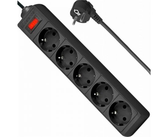 Сетевой фильтр Defender ES 3 3 м, черный, 5 розеток 99485 – изображение 7
