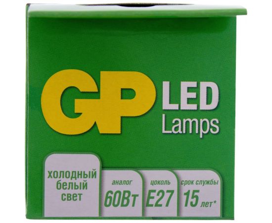 Светодиодная лампа в колбе груша GP LEDA60-9WE27-40K-2CRB1 – изображение 9