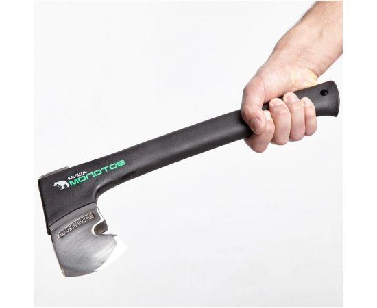 Универсальный топор со следами ковки и закалки Миша Молотов М80030К – изображение 6