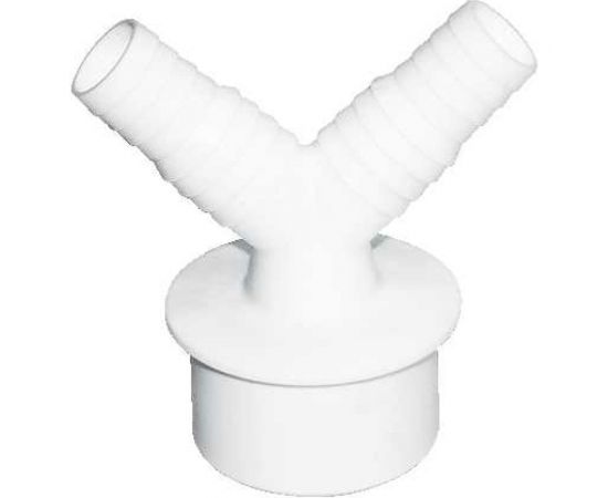 Адаптер для подключения слива ORIO с двумя отводами вход 20/22мм, выход 50мм А-5250 