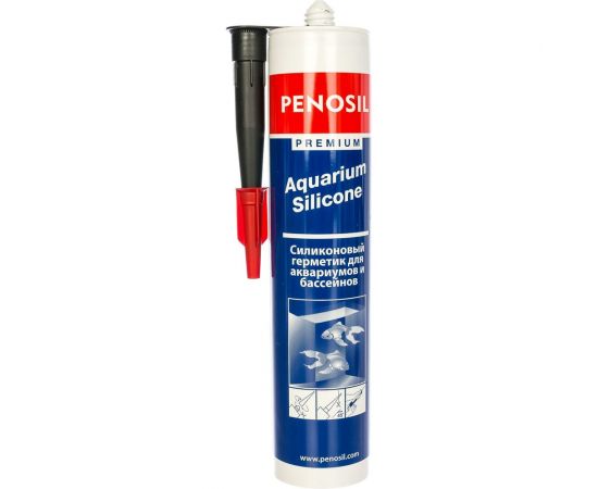 Силиконовый герметик для аквариумов Penosil AQ черный Н1309 218930 