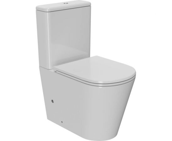 Унитаз-компакт Point виктория безободковый, сиденье микролифт PN42061 