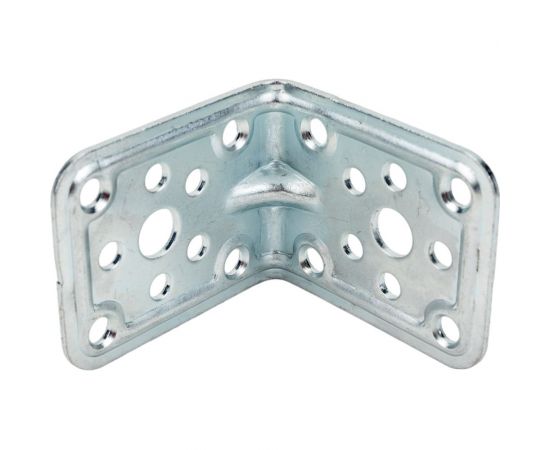 Усиленный крепёжный уголок Дверной Страж 62x62x50, цинк ДС42233 