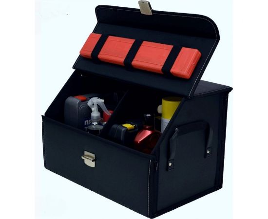 Органайзер-саквояж в ба??ажник A&P Союз Премиум размер L, черный OSZP14002 – изображение 7