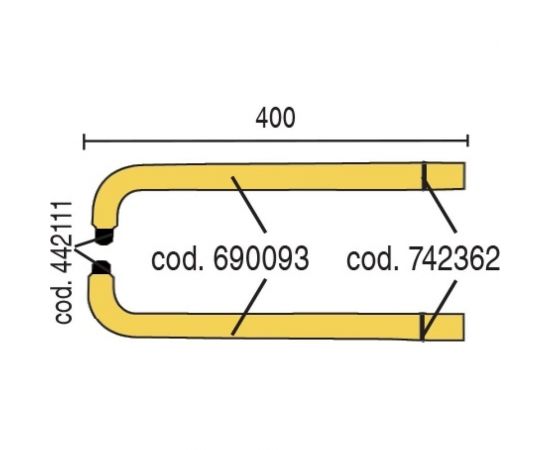 Пара консолей с электродами 400 мм Blue Weld 803167 – изображение 2