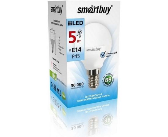 Светодиодная лампа Smartbuy LED P45-05W/4000/E14 SBL-P45-05-40K-E14 – изображение 2