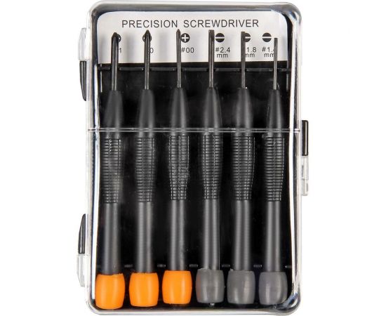 Набор отвёрток для точных работ Airline 6 шт, в пластиковом футляре AT-PSS-01 – изображение 3