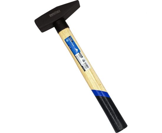 Слесарный молоток vertextools 400 г, квадратный боек, деревянная рукоятка 10-15-400 – изображение 4