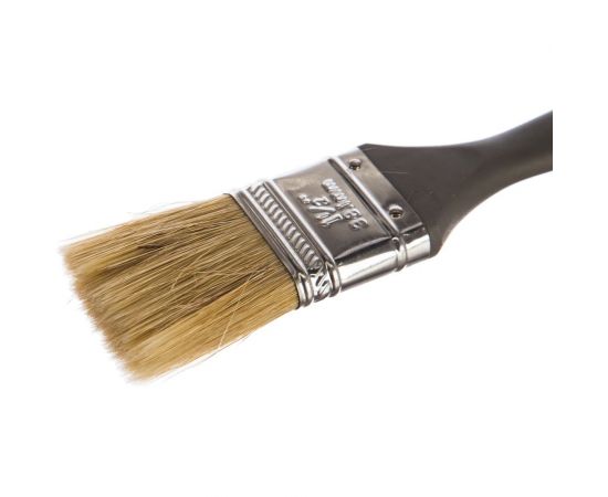 Плоская кисть ""Евро"" 1,5"", натуральная щетина, пластмассовая ручка MTX 83062 – изображение 2