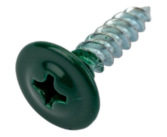 Прессшайба Качественный КРЕПЕЖ 4.2х19 мм, зеленый мох RAL 6005, острая, 250 шт 0300213 КЧ – изображение 4