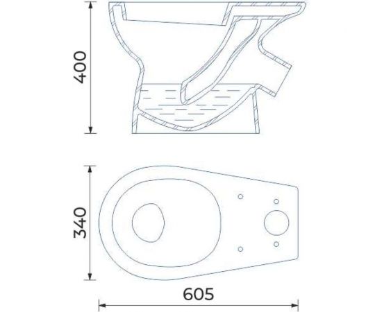 Унитаз-компакт Gesso "Камелия" 9 014 516 – изображение 3