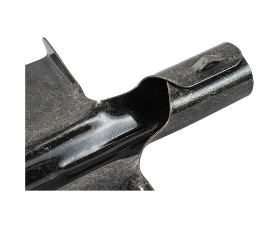 Штыковая закаленная лопата КЭС 210x275 мм, рессорно-пружинная сталь, ребра жесткости, без черенка 21010009 – изображение 2