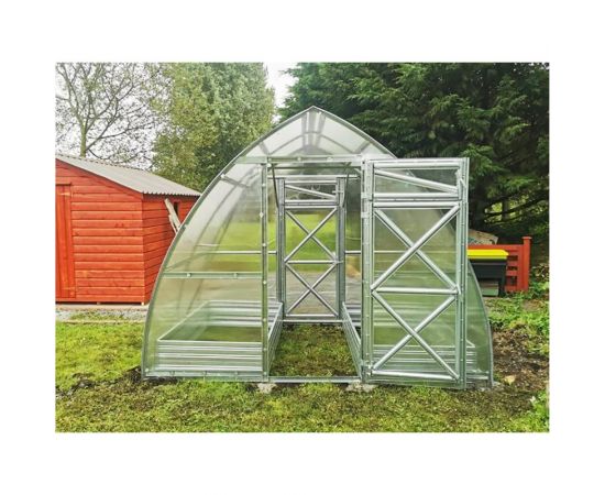 Каркас теплицы с декоративной окантовкой ВОЛЯ Дачная СтрелкаЛЮКС без укрывного материала 3 – изображение 6