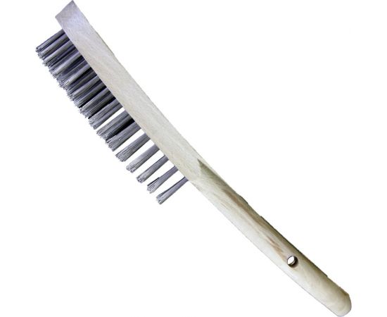 Ручная щетка OSBORN 4 ряда, 295x145, ворс прямая сталь 0,35 152.134-0001 – изображение 2