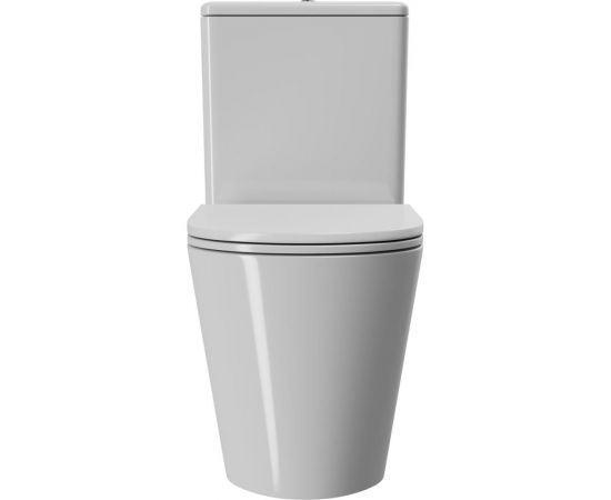 Унитаз-компакт Point виктория безободковый, сиденье микролифт PN42061 – изображение 5