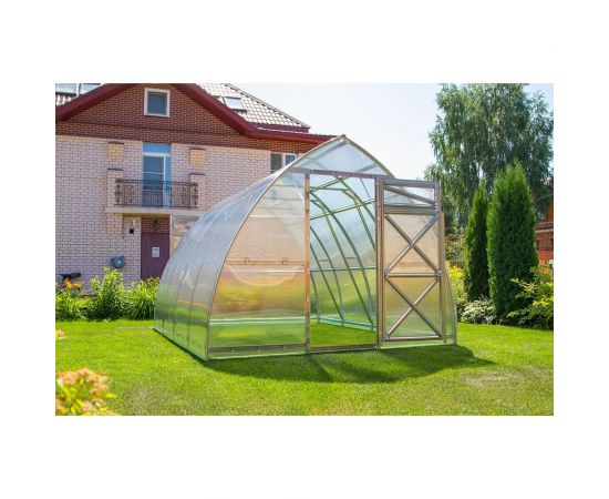 Каркас теплицы с декоративной окантовкой ВОЛЯ Дачная СтрелкаЛЮКС без укрывного материала 3 – изображение 5