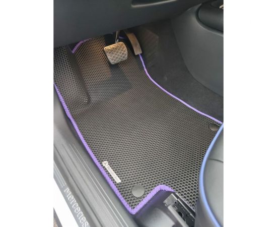 Ковры в салон автомобиля Eva Smart mercedes-benz glb-класс (x247) 2019 - эва сота чёрные c черной окантовкой 3279-B5B5-S – изображение 3