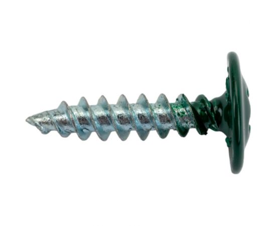 Прессшайба Качественный КРЕПЕЖ 4.2х19 мм, зеленый мох RAL 6005, острая, 250 шт 0300213 КЧ – изображение 3