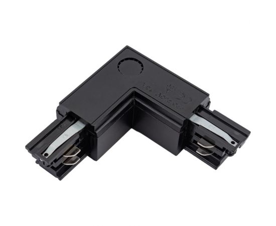 L-образный соединитель для шинопроводов Uniel трехфазный BLACK 1 POLYBAG UBX-A22 9766 – изображение 3