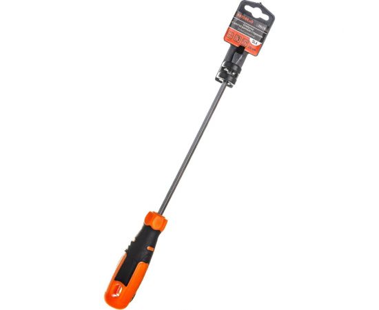 Шлицевая отвертка 6х200мм 6гр стержень АвтоDело 39476 11711 – изображение 5