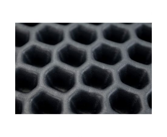 Ковры в салон автомобиля Eva Smart citroen c4 ii 2011 - эва сота чёрные c красной окантовкой 1151-B5A7-S – изображение 2