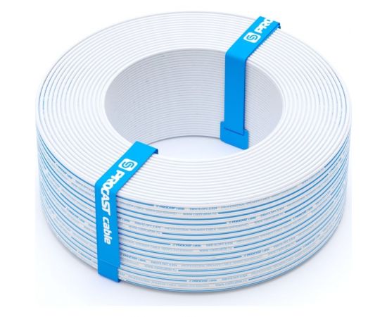 Акустический кабель PROCAST cable SWH 18.OFC.0,824.3, 18AWG 2x0,824mm2, белый, 3 м НФ-00001776 – изображение 2