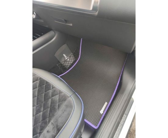 Ковры в салон автомобиля Eva Smart mercedes-benz glb-класс (x247) 2019 - эва сота чёрные c черной окантовкой 3279-B5B5-S – изображение 2