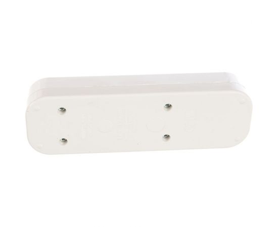 Трехместная колодка (розетка удлинителя) с з/к и выключателем, 250В 16А LUX У3-ЕВК 4606400614715 – изображение 2