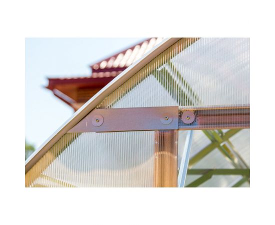 Каркас теплицы с декоративной окантовкой ВОЛЯ Дачная СтрелкаЛЮКС без укрывного материала 3 – изображение 3