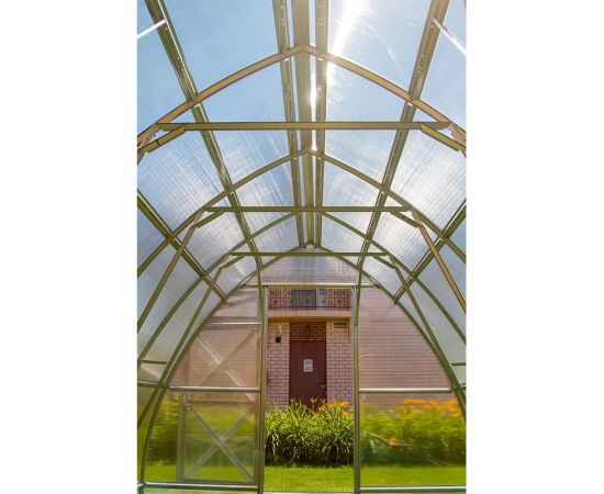 Каркас теплицы с декоративной окантовкой ВОЛЯ Дачная СтрелкаЛЮКС без укрывного материала 3 – изображение 2