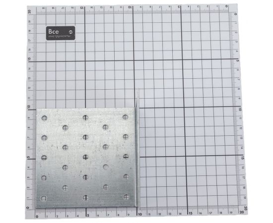 Крепежный равносторонний уголок Невский Крепеж цинк, 100x100x100x2 мм 922482 – изображение 4