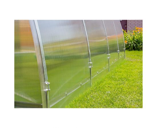 Каркас теплицы с декоративной окантовкой ВОЛЯ Дачная СтрелкаЛЮКС без укрывного материала 3 – изображение 8