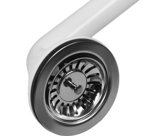 Кухонная мойка из нержавеющей стали WISENT ws36050b с pvd покрытием (60x50 см) с раздвижным коландером и дозатором WS36050B/W302644B/W405B/WGER010 – изображение 4