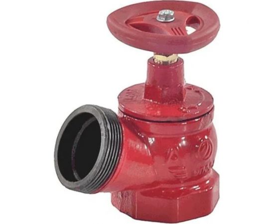 Пожарный клапан Апогей КПЧ 65-1 чугунный, 125 град., муфта-цапка, ВР/НР 110025 