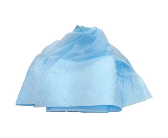 Бахилы с двойной подошвой ГЕКСА из спандбонда, 25 пар, 25+40 г/м2, голубые 630952 