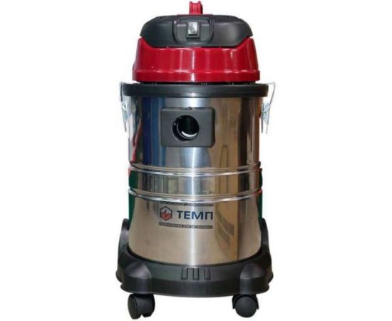 Пылеводосос ТЕМП 30 л, нержавеющая сталь 220V 1200W TVC30 