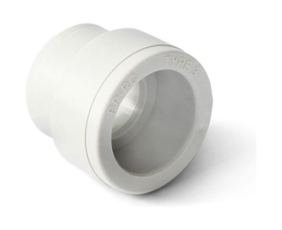 Переходная муфта PRO AQUA PP-R белая 63-50 мм PA12618016b 