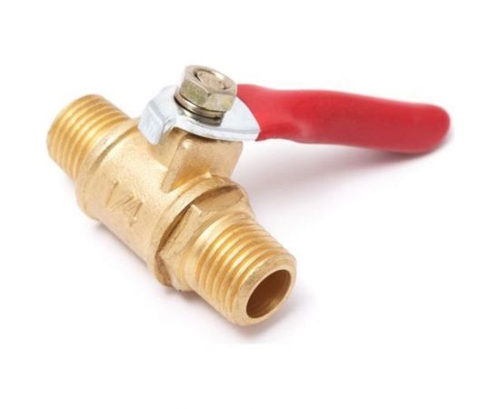 Шаровой кран Pegas pneumatic наружная резьба 1/4" 4408 