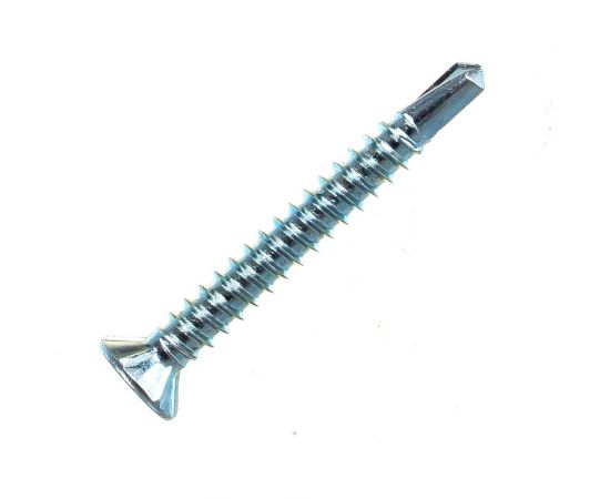 Оконный саморез Качественный КРЕПЕЖ 3.9х32 белый сверло 230 шт 0300091 КЧ 