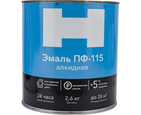 Эмаль HAMMERTON ПФ-115 желтая, 2.6 кг 210626 241491 