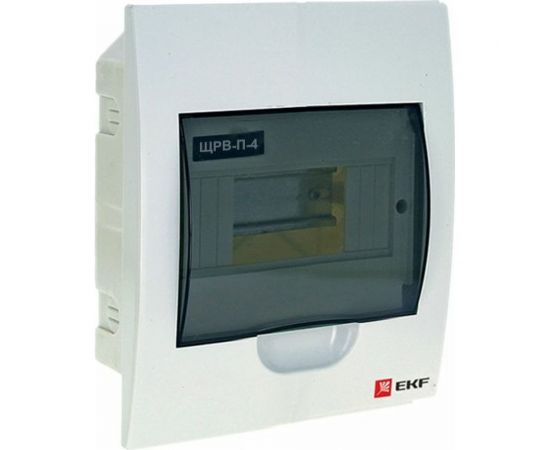 Распределительный встраиваемый щит EKF ЩРв-П-4 IP40 пластиковый pb40-v-4 