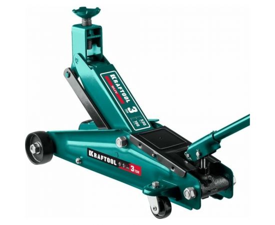 Подкатной домкрат KRAFTOOL SUV с высоким подъемом 3т, 190-530мм 43458-3 