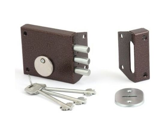 Накладной замок ЗЕНИТ ЗН-4-1 медь 19918 